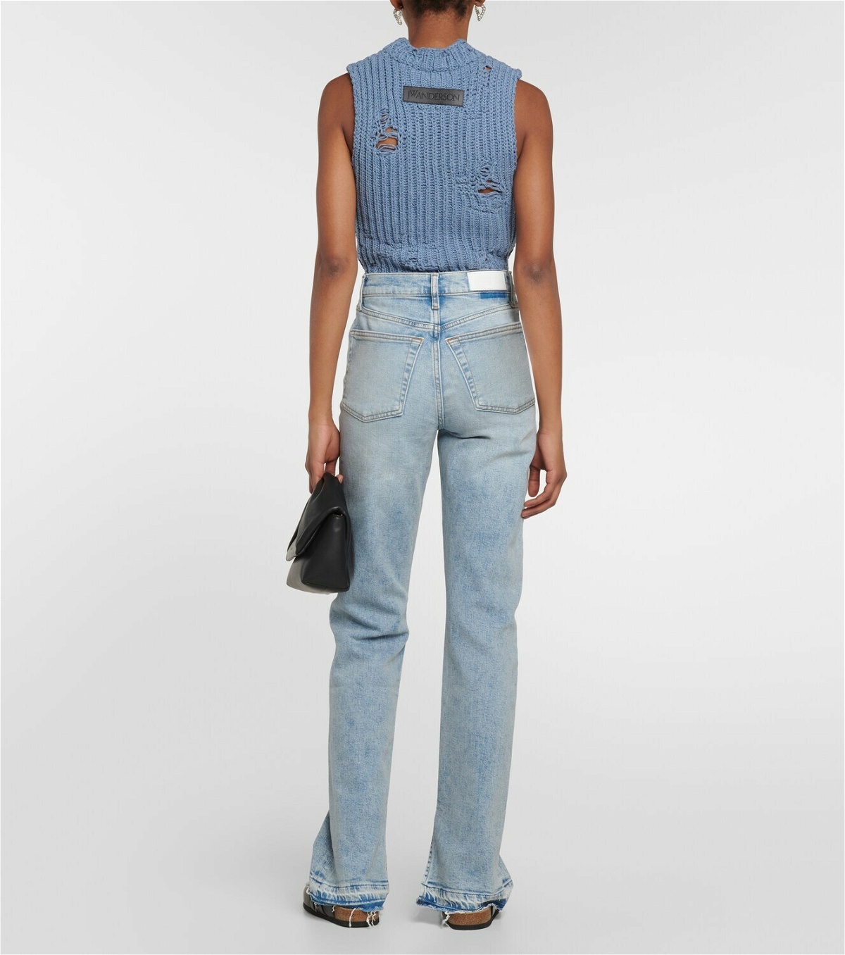Re/Done - 70s high-rise split-hem bootcut jeans Re/Done