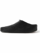 Marni - Fussbett Calf Hair Slippers - Black