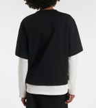 The Attico Layered cotton jersey T-shirt