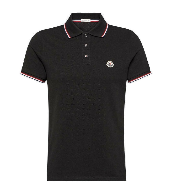 Photo: Moncler Logo cotton piqué polo shirt