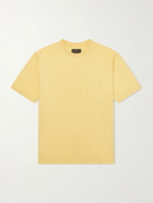 Beams Plus - Embroidered Cotton Polo Shirt - Yellow