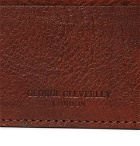 George Cleverley - 1786 Russian Hide Cross-Grain Leather Cardholder - Brown
