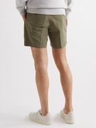 TOM FORD - Straight-Leg Faille Shorts - Green