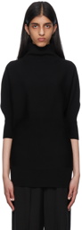 TOTEME Black Wool Turtleneck