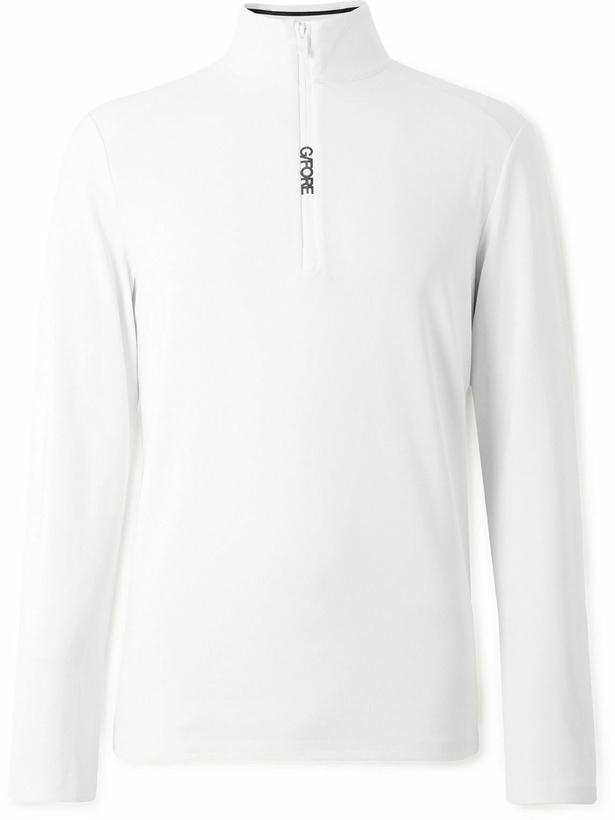 Photo: G/FORE - Tech-Jersey Golf Half-Zip Sweatshirt - White
