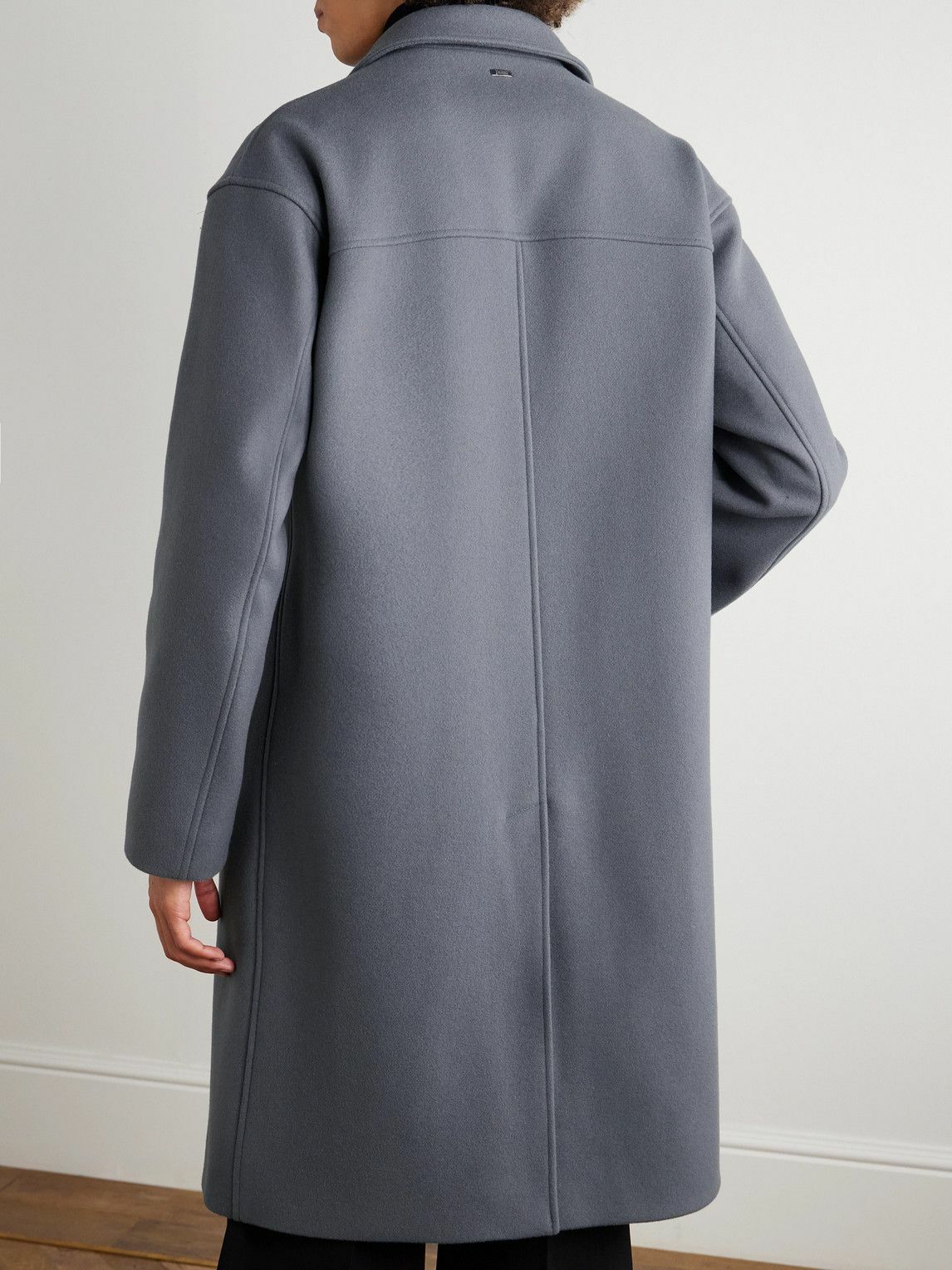 Herno - Wool-Blend Overcoat - Gray