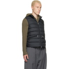 Moncler Black Treompan Down Vest