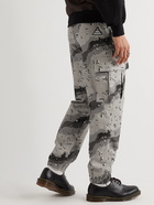 Billionaire Boys Club - Tapered Printed Cotton-Ripstop Cargo Trousers - Gray