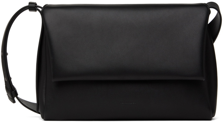 Photo: Jil Sander Black Folded Messenger Small Bag
