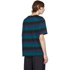 Missoni Purple and Black Striped T-Shirt