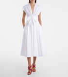 Alaïa Cotton poplin midi dress