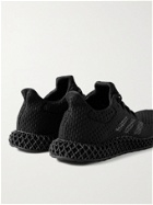 adidas Sport - 4D Futurecraft Rubber-Trimmed Primeknit Sneakers - Black