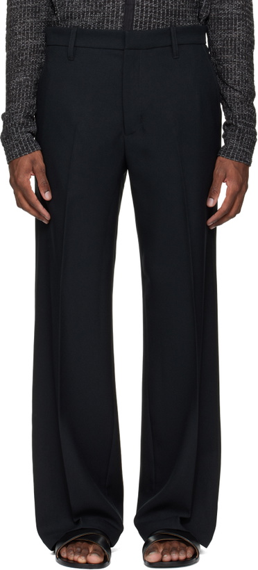 Photo: Stockholm (Surfboard) Club Black Tailored Bootcut Trousers