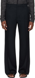 Stockholm (Surfboard) Club Black Tailored Bootcut Trousers