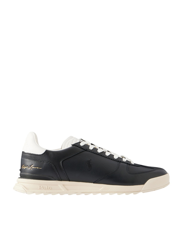 Photo: Polo Ralph Lauren - Varick Leather Sneakers - Black