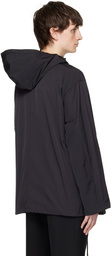 AURALEE Black Hooded Jacket