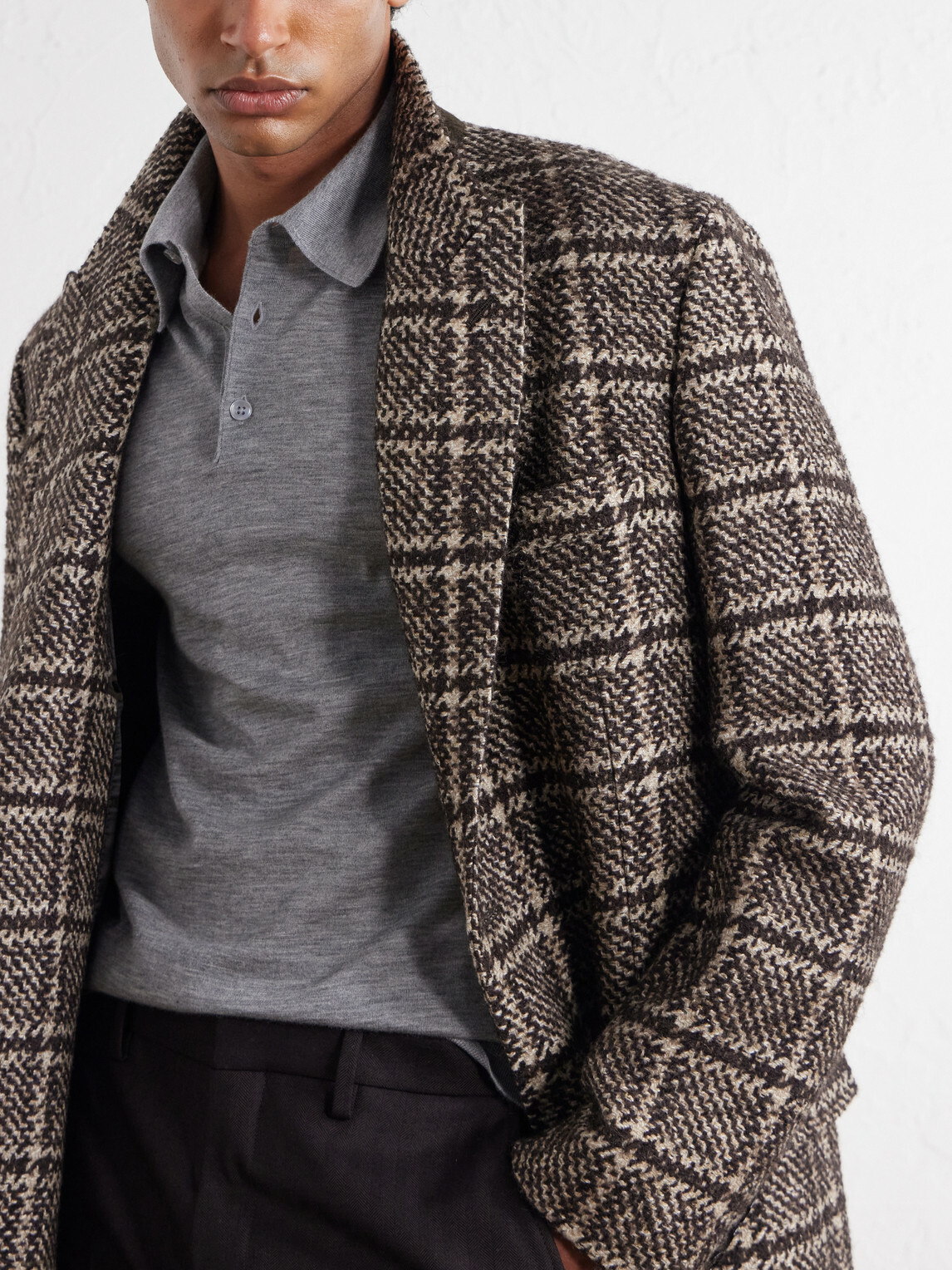 Dolce&Gabbana - Cashmere Polo Sweater - Gray