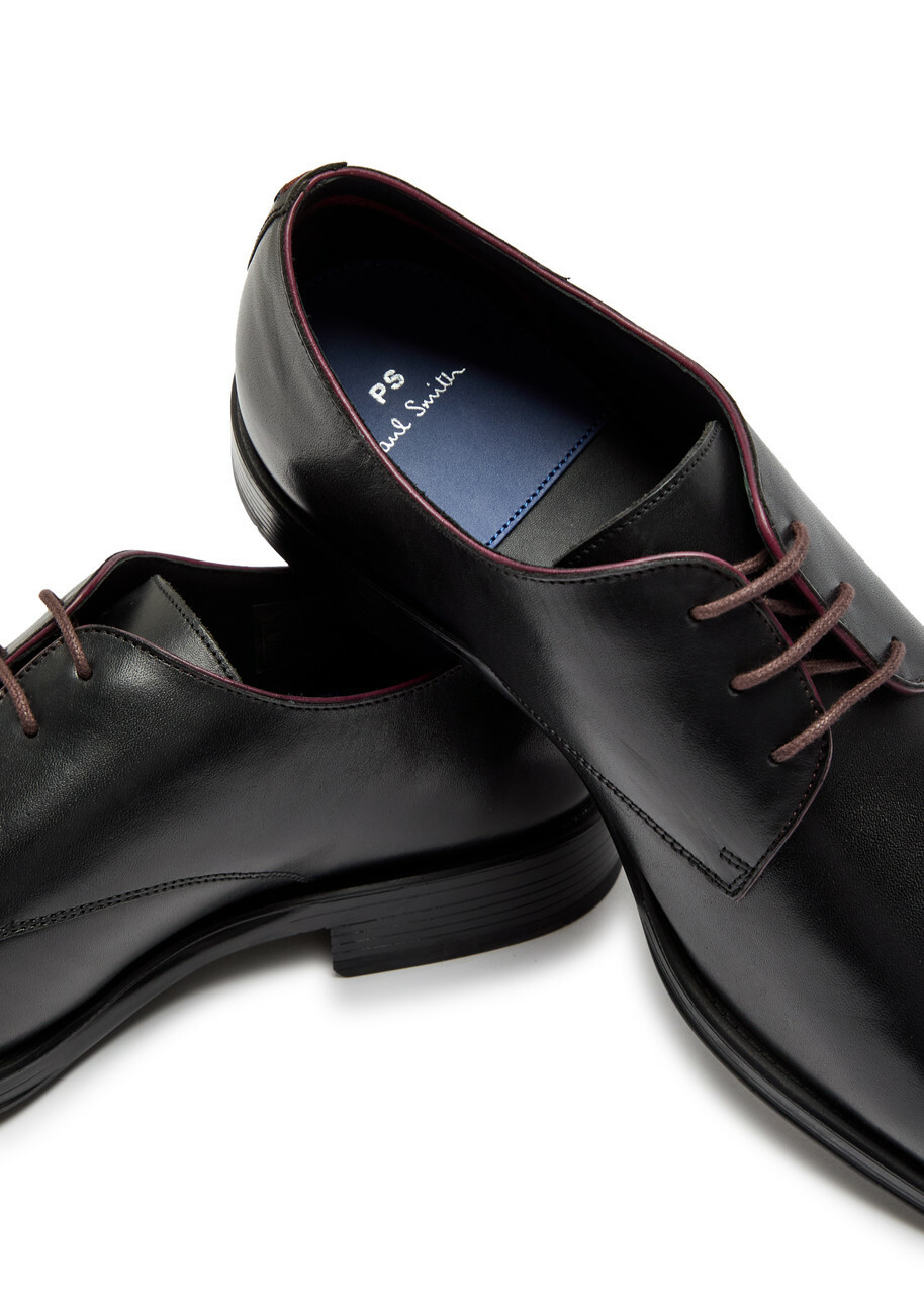 Paul Smith George Leather Derby Shoes Black
