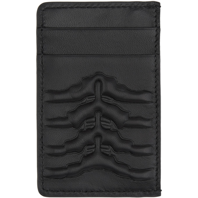 Photo: Alexander McQueen Black Rib Cage Card Holder