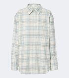 Róhe Checked cotton shirt