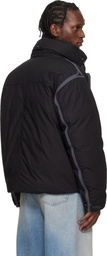 Parajumpers Black Yari Short Down Jacket