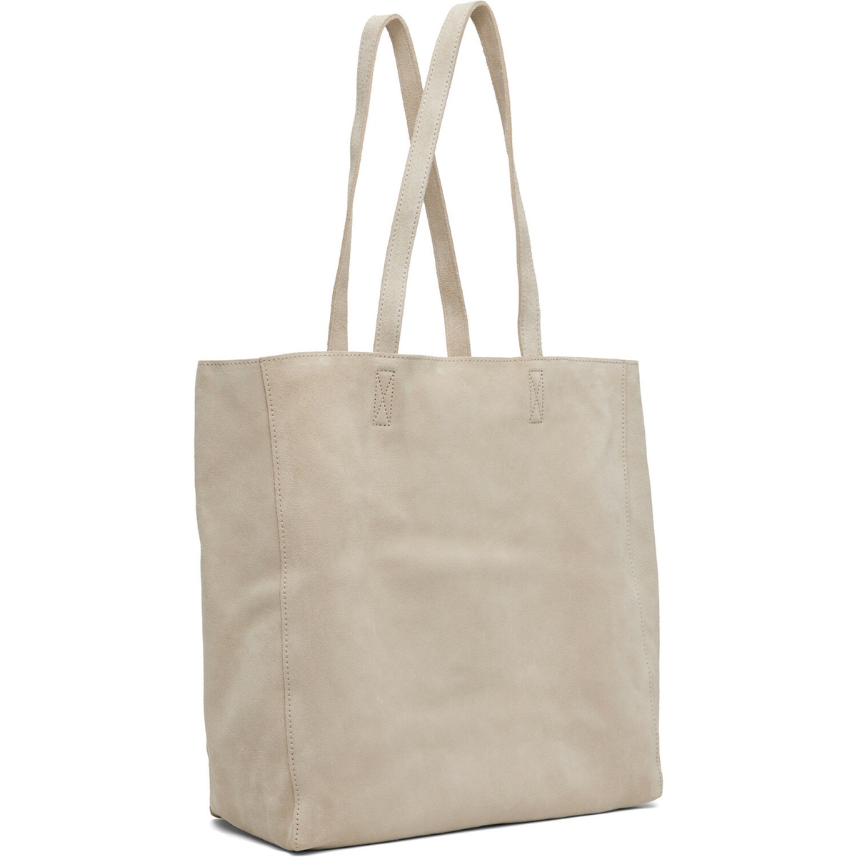 Nothing Written Beige Cou Suede Shopper Tote