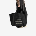 Rick Owens Women's Large Beach Bag in Pearl Black 
