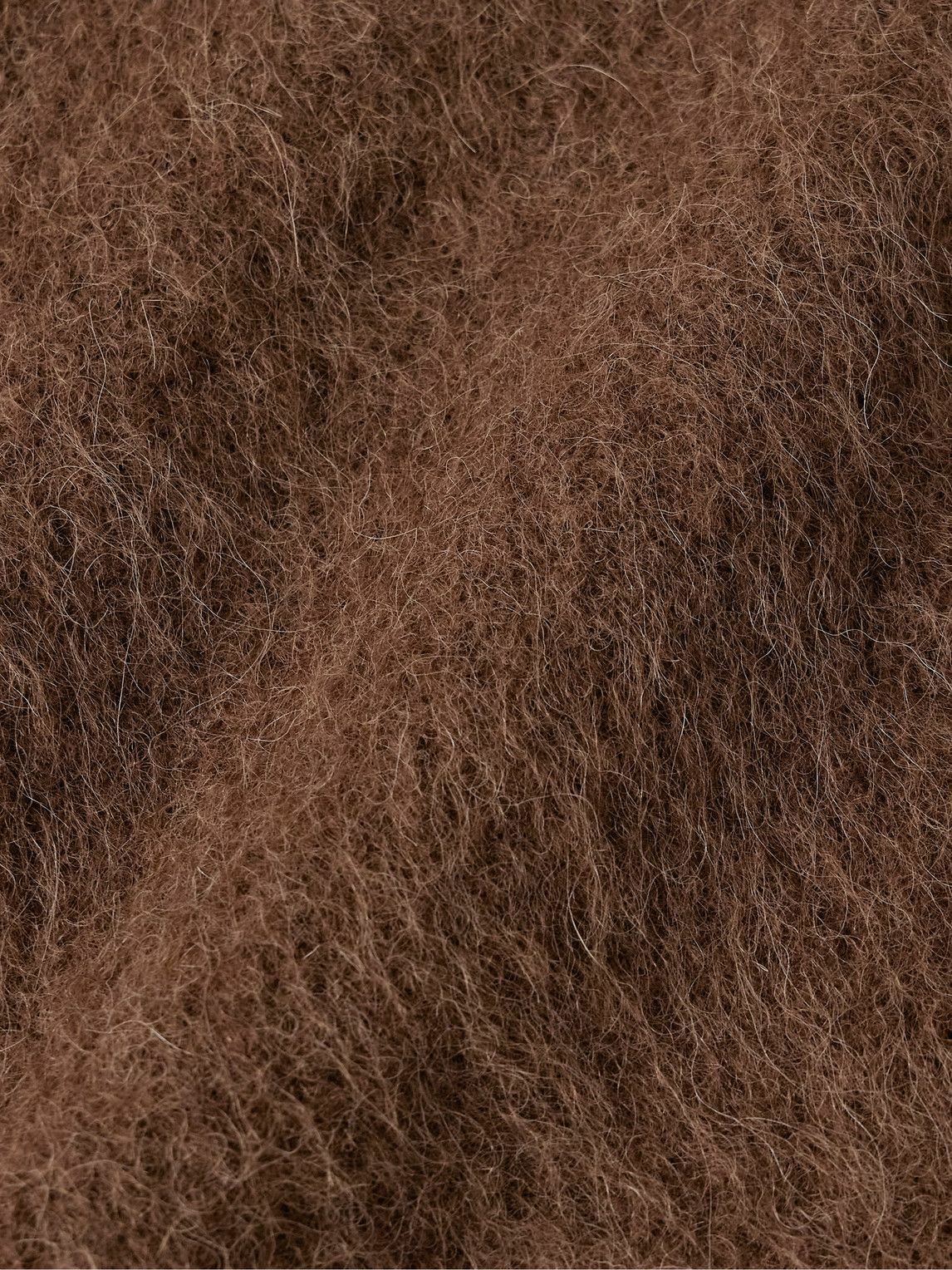 Séfr - Haru Alpaca-Blend Mock-Neck Sweater - Brown