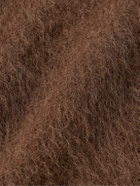 Séfr - Haru Alpaca-Blend Mock-Neck Sweater - Brown