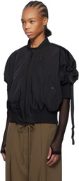 YOHJI YAMAMOTO Black R-SSBOMBER Jacket