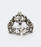 Gucci GG Marmont embellished cuff bracelet