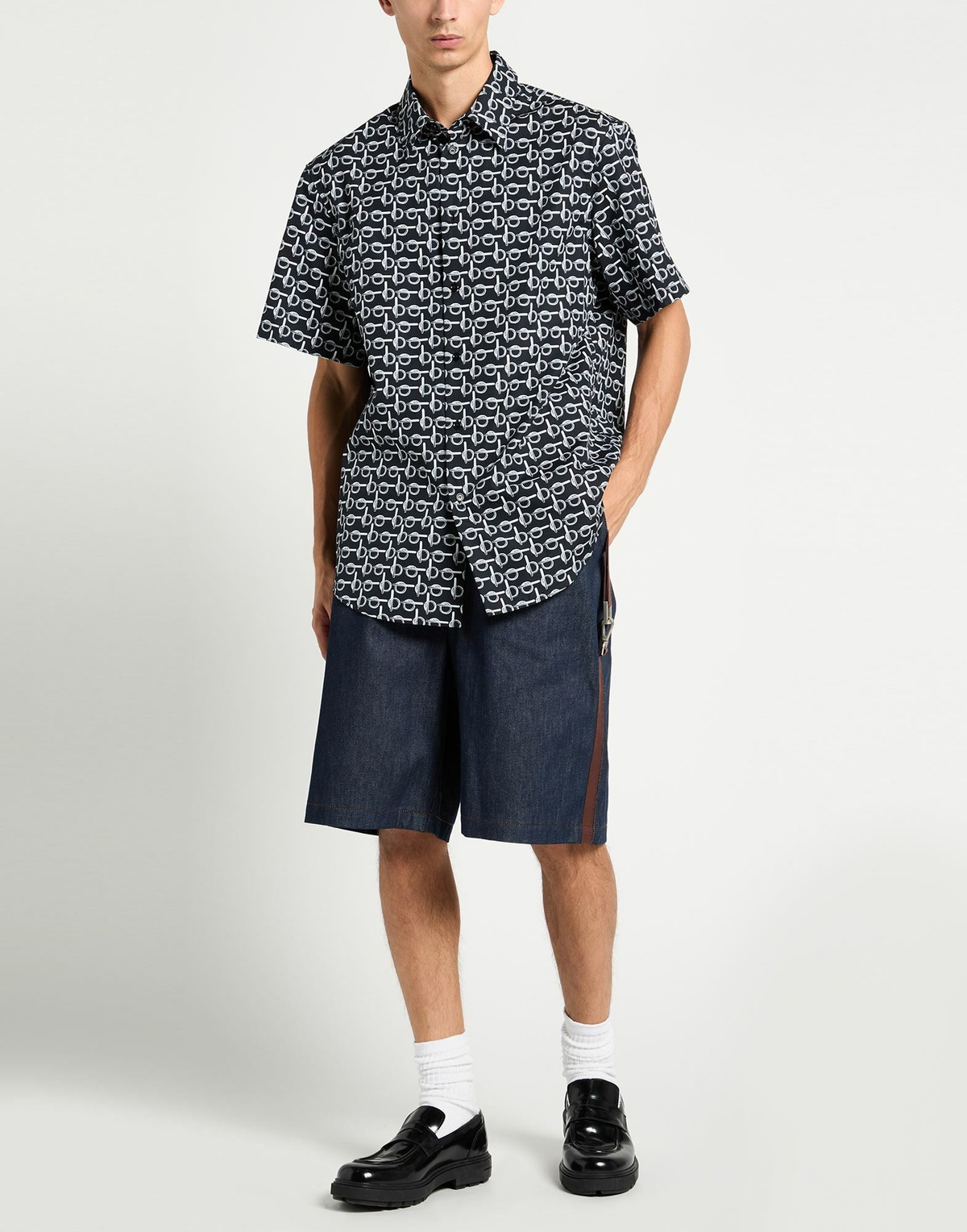 Burberry Mens Shirt in Black