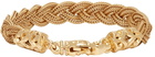 Emanuele Bicocchi Gold Flat Braided Bracelet