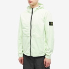 Stone Island Men's Supima Cotton Twill Stretch Hooded Jacket in Light Green