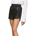 Wolford Black Faux-Leather Stella Shorts