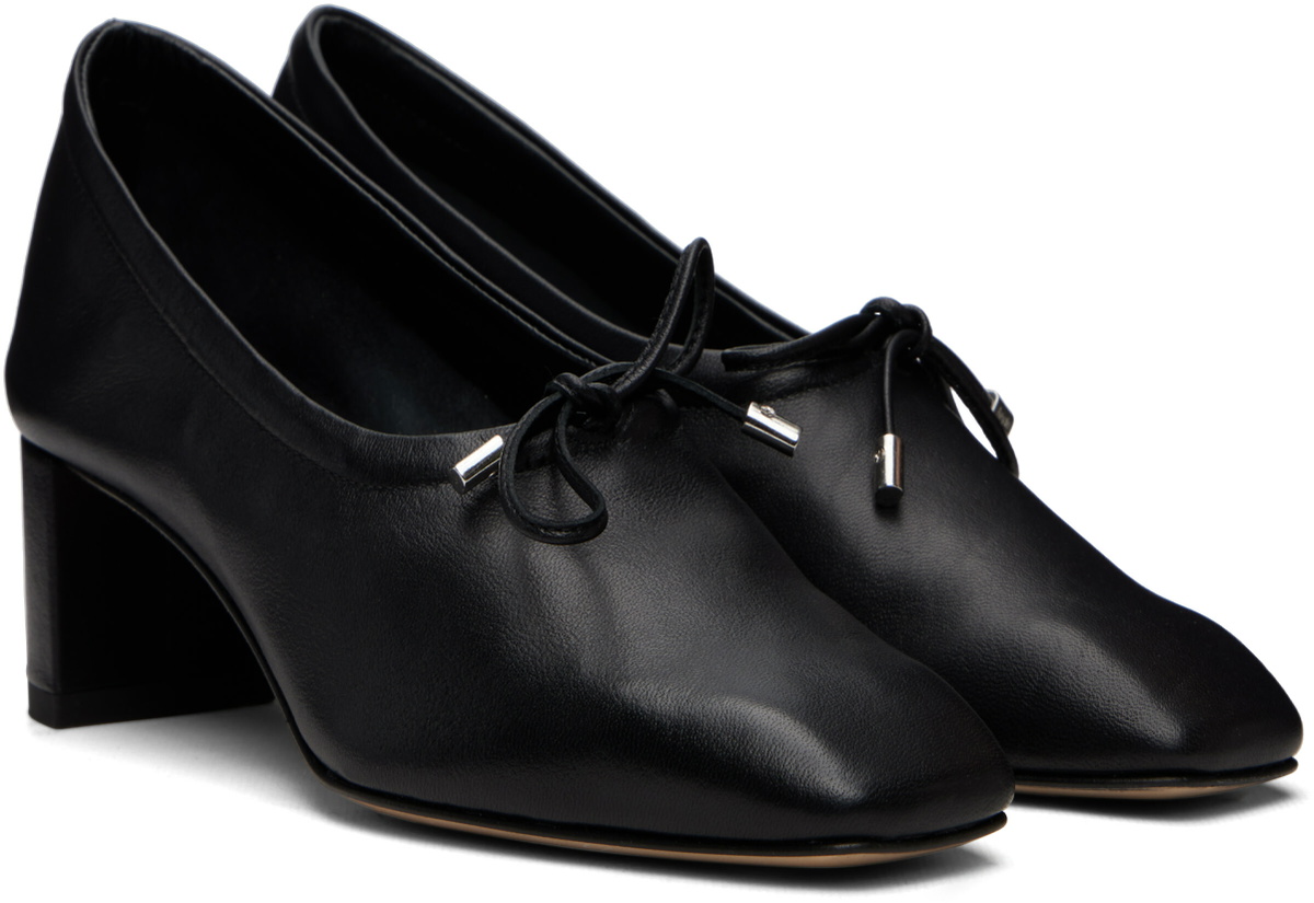 Aeyde Black Narissa Glove Heels