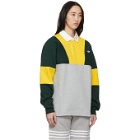 adidas Originals Yellow and Green Samstag Rugby Polo