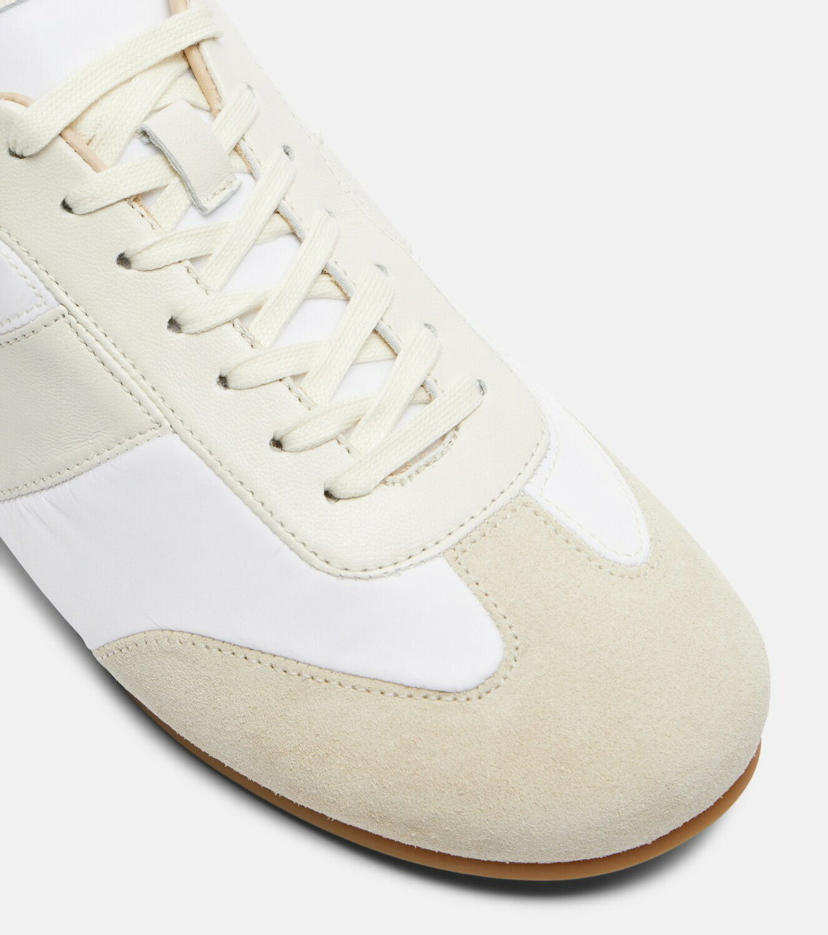 Lemaire Soft suede-trimmed sneakers