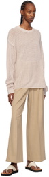 by Malene Birger Beige Cymbaria Trousers
