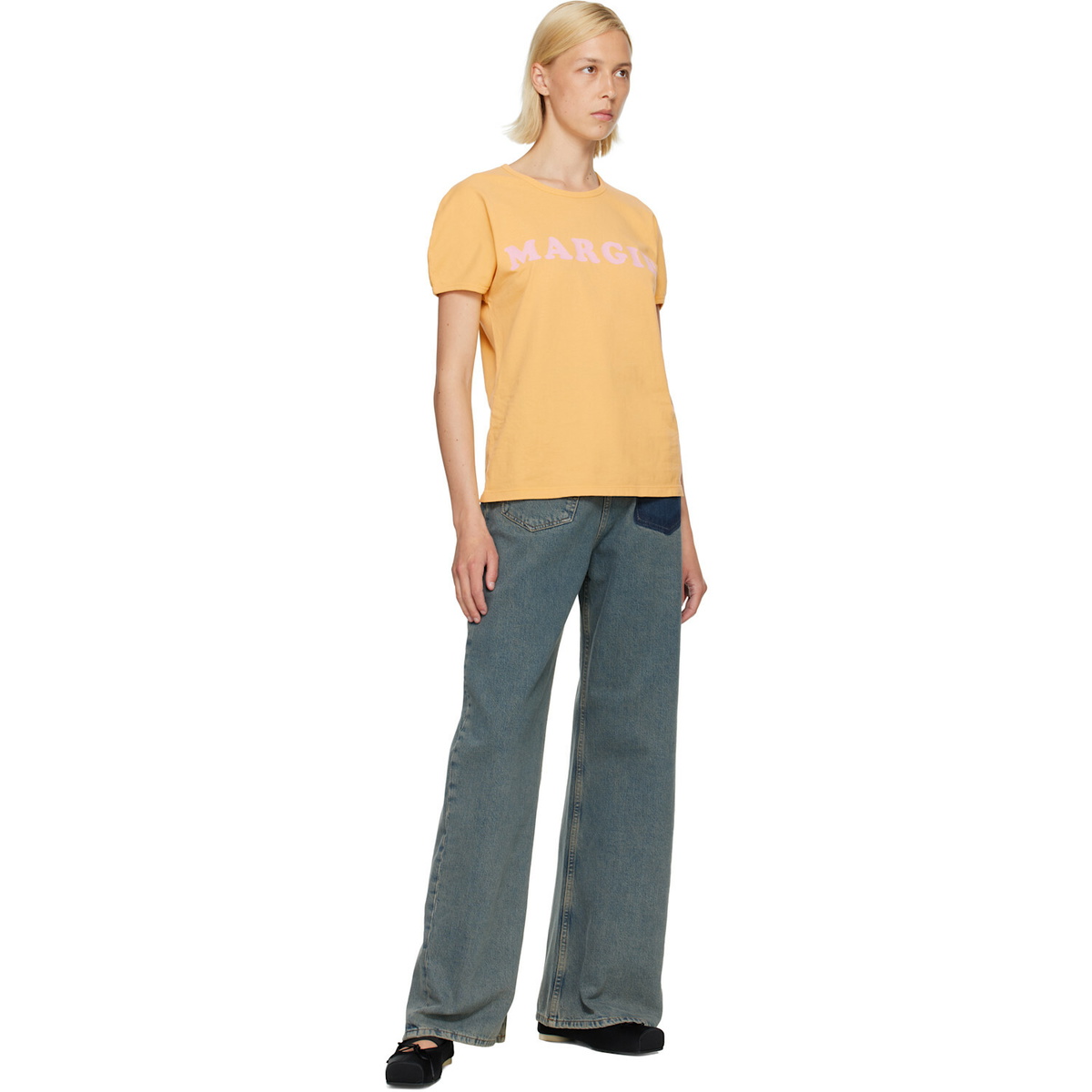 MM6 Maison Margiela Blue Back-To-Back Jeans