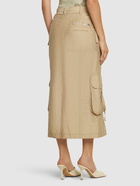 ACNE STUDIOS Cotton Blend Cargo Long Skirt