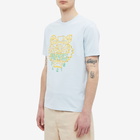 Kenzo Men's Actua Summer Tiger Classic T-Shirt in Light Blue