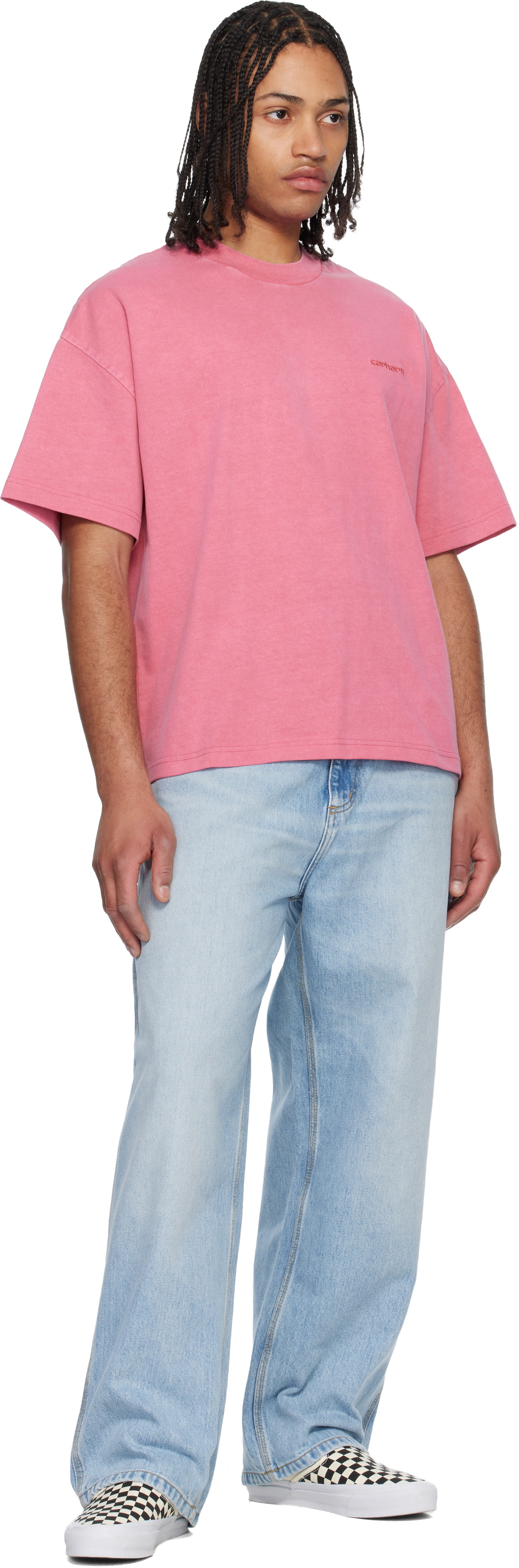 Carhartt Work In Progress Pink Benton T-shirt