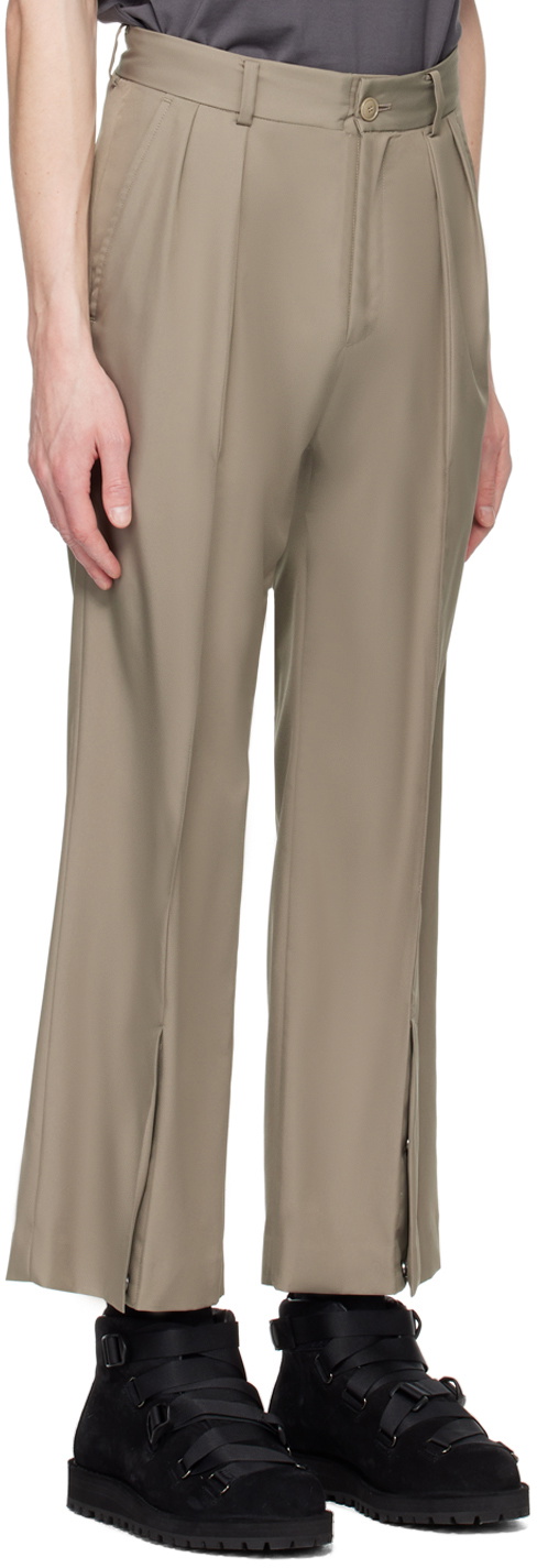 meanswhile Brown Blur Trousers