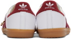 Sporty & Rich Burgundy & White adidas Originals Edition Samba OG Sneakers