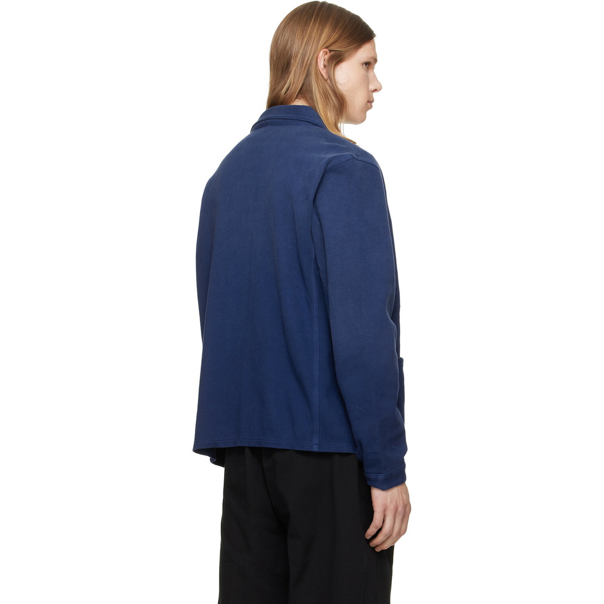 Polo Ralph Lauren Blue Moleskin Utility Overshirt