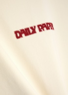 Daily Paper Dotted Type Logo Cotton T-shirt Off White