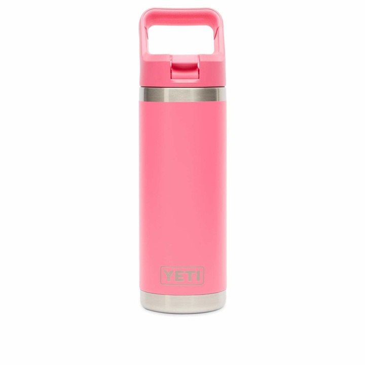Photo: YETI 18oz Rambler Straw Bottle in Tropical Pink 