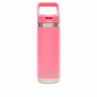 YETI 18oz Rambler Straw Bottle in Tropical Pink 