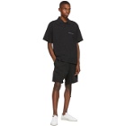 Essentials Black Short Sleeve Polo